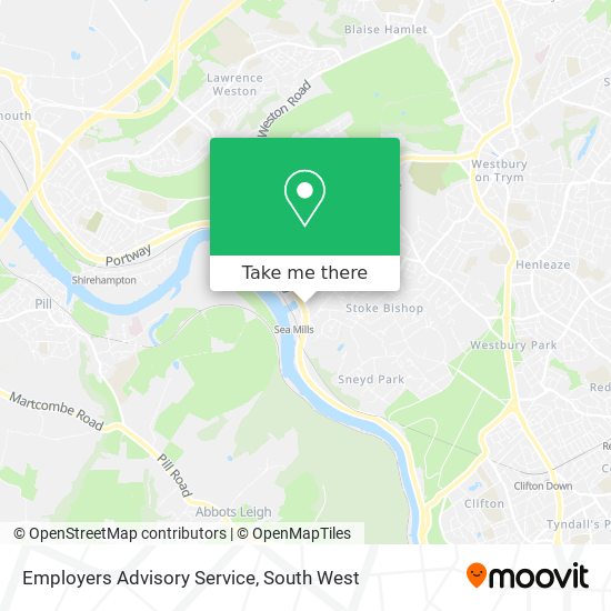 Employers Advisory Service map