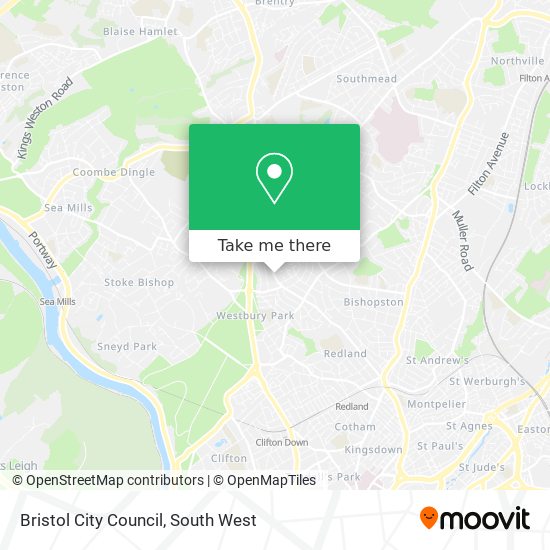 Bristol City Council map