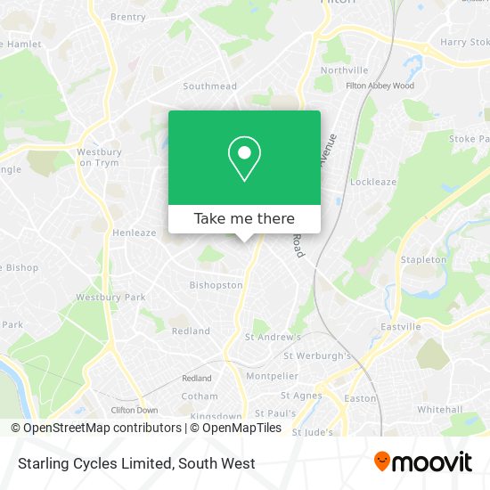 Starling Cycles Limited map