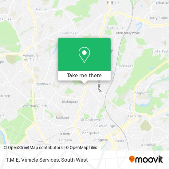 T.M.E. Vehicle Services map