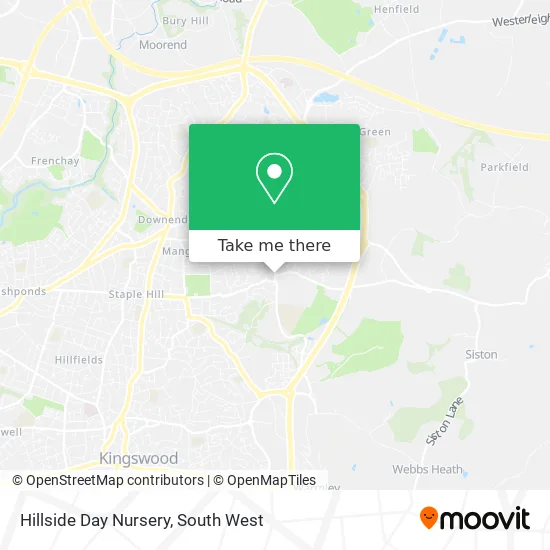 Hillside Day Nursery map