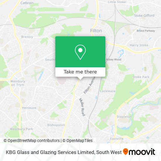 KBG Glass and Glazing Services Limited map