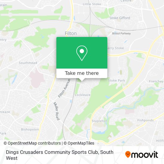 Dings Crusaders Community Sports Club map