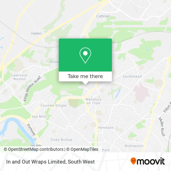 In and Out Wraps Limited map