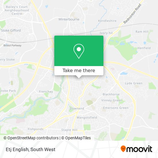 Etj English map