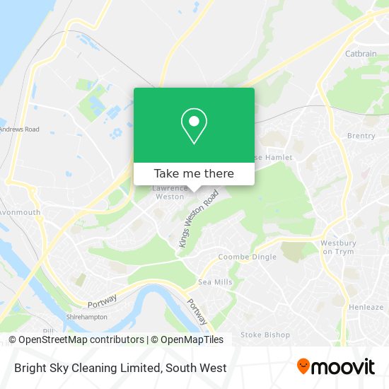 Bright Sky Cleaning Limited map