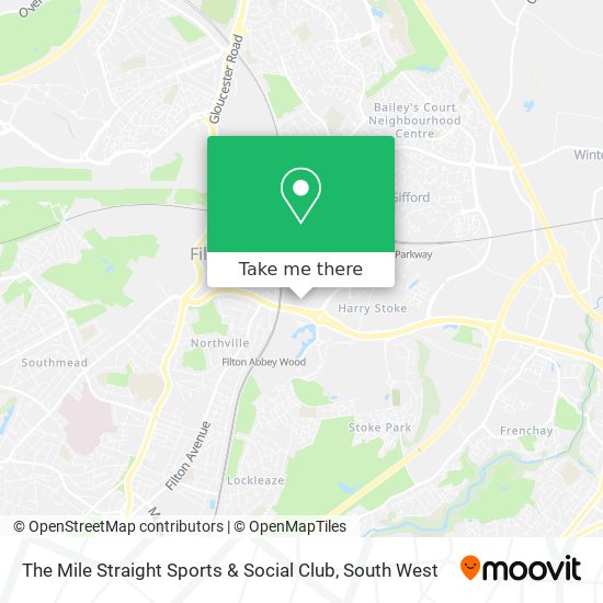 The Mile Straight Sports & Social Club map