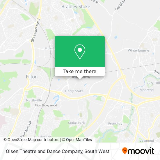 Olsen Theatre and Dance Company map