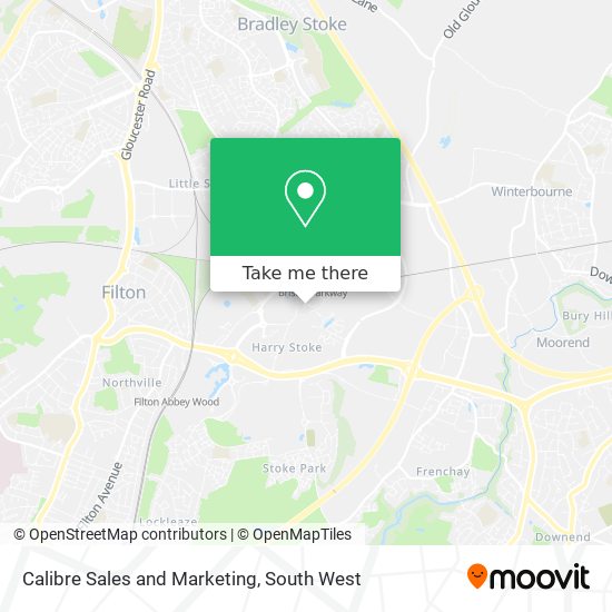 Calibre Sales and Marketing map