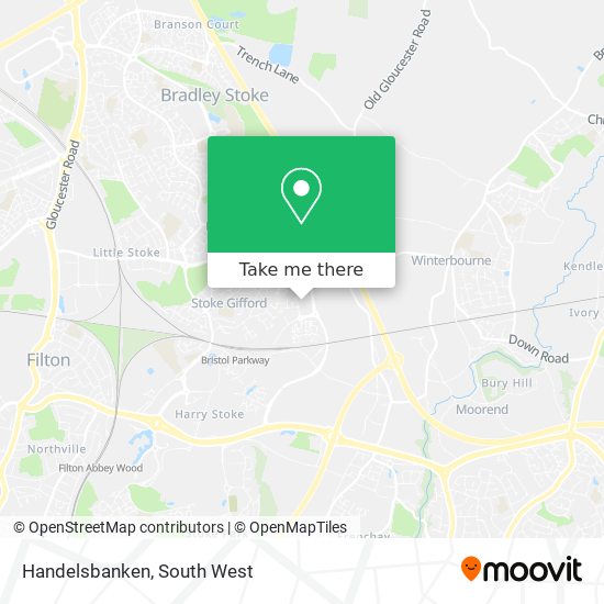 Handelsbanken map