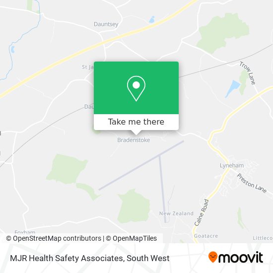 MJR Health Safety Associates map