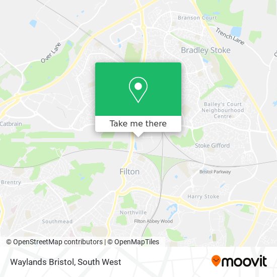Waylands Bristol map