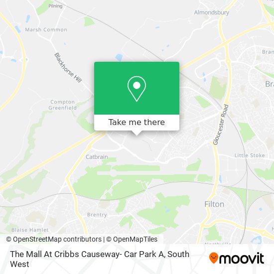 The Mall At Cribbs Causeway- Car Park A map