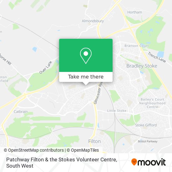 Patchway Filton & the Stokes Volunteer Centre map