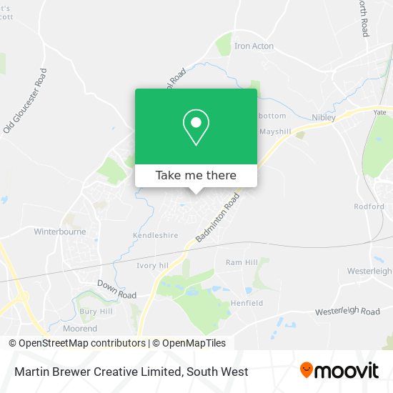 Martin Brewer Creative Limited map