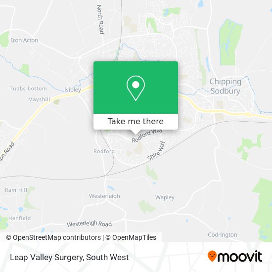 Leap Valley Surgery map