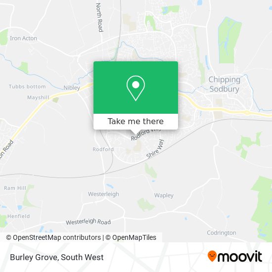 Burley Grove map