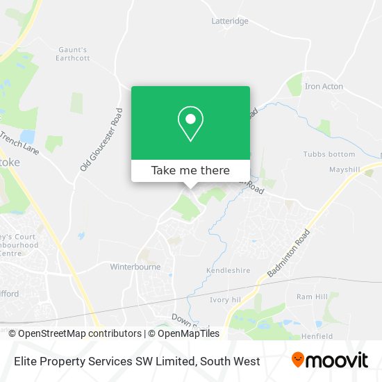 Elite Property Services SW Limited map