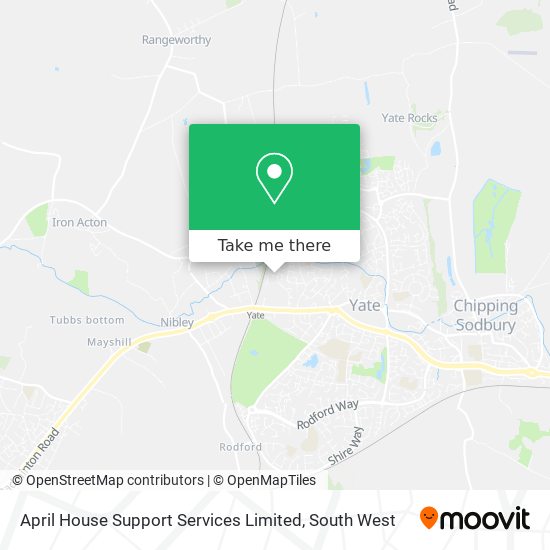 April House Support Services Limited map