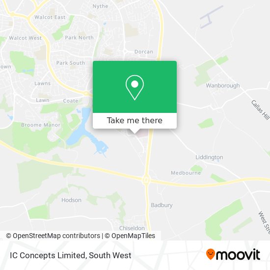 IC Concepts Limited map