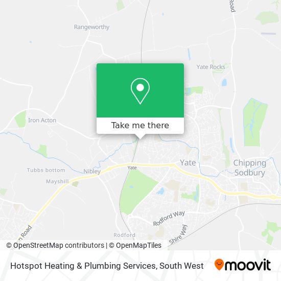 Hotspot Heating & Plumbing Services map