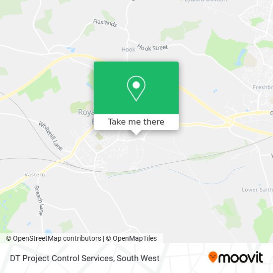DT Project Control Services map