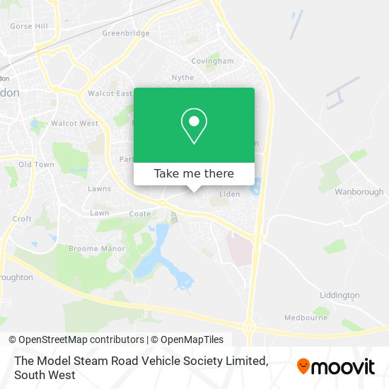 The Model Steam Road Vehicle Society Limited map