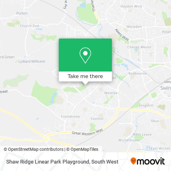 Shaw Ridge Linear Park Playground map