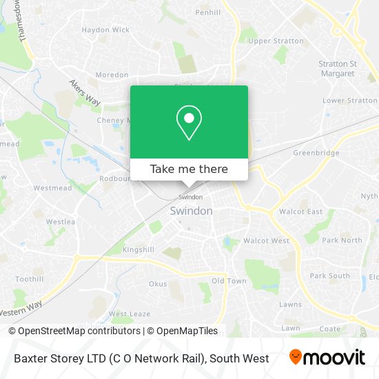 Baxter Storey LTD (C O Network Rail) map