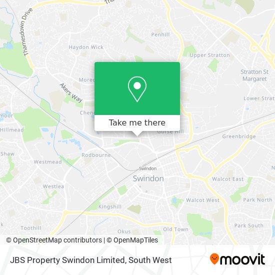 JBS Property Swindon Limited map