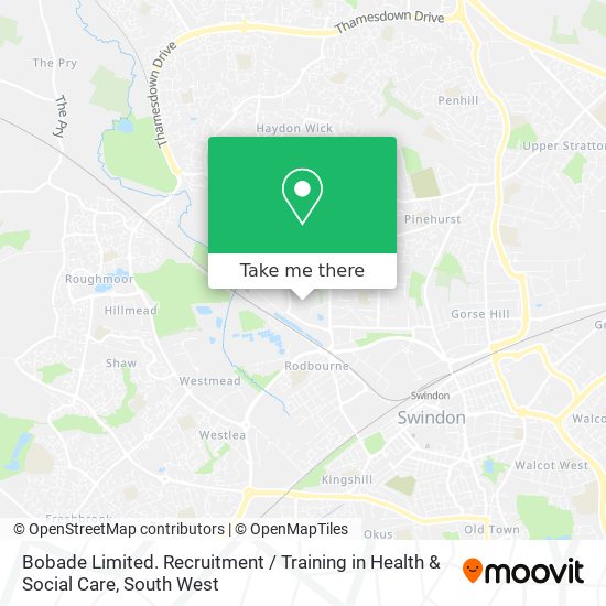 Bobade Limited. Recruitment / Training in Health & Social Care map