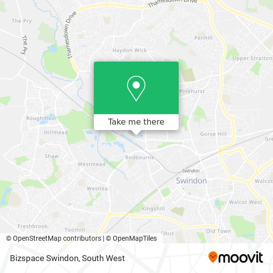 Bizspace Swindon map