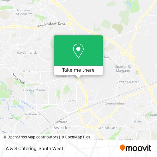 A & S Catering map
