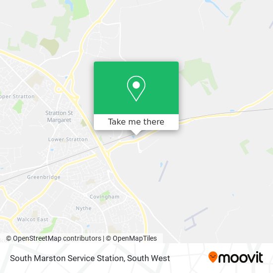 South Marston Service Station map