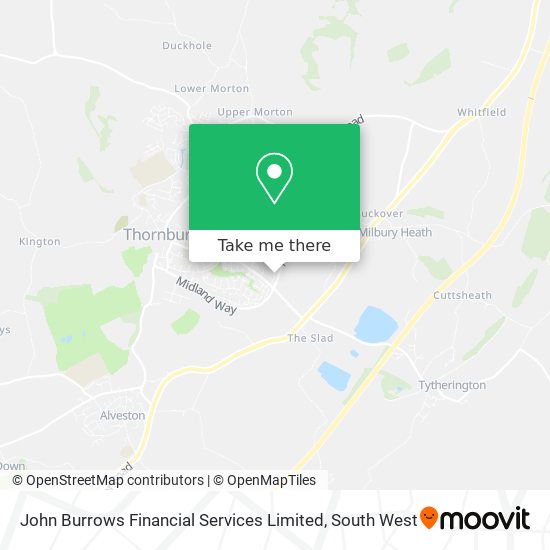 John Burrows Financial Services Limited map