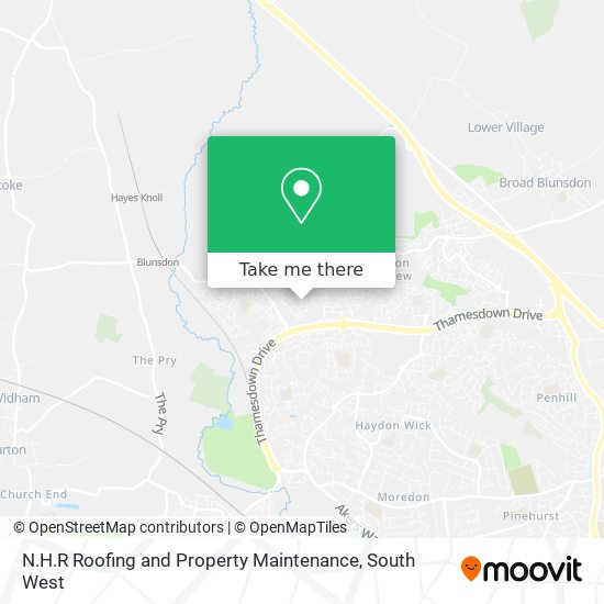 N.H.R Roofing and Property Maintenance map