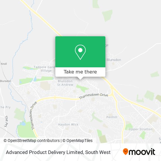 Advanced Product Delivery Limited map