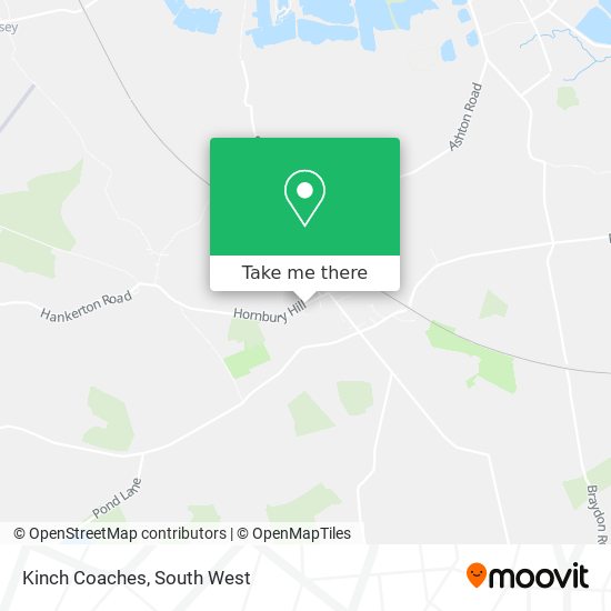 Kinch Coaches map