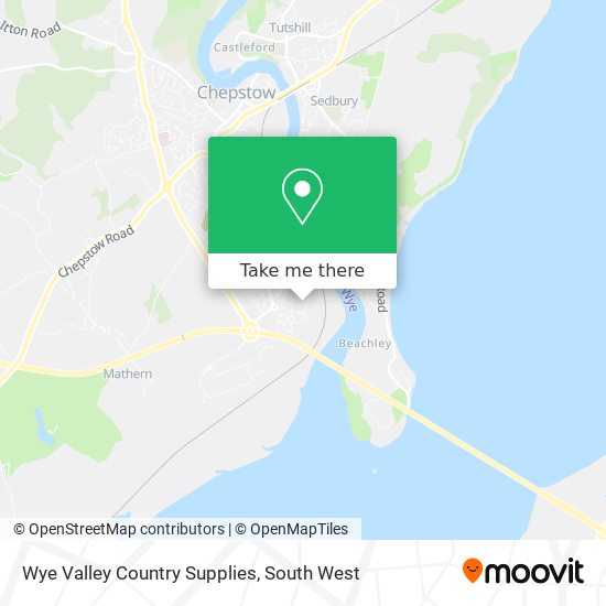 Wye Valley Country Supplies map