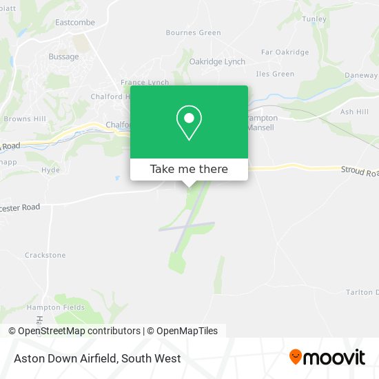 Aston Down Airfield map