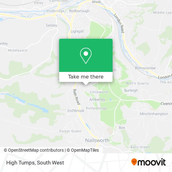 High Tumps map