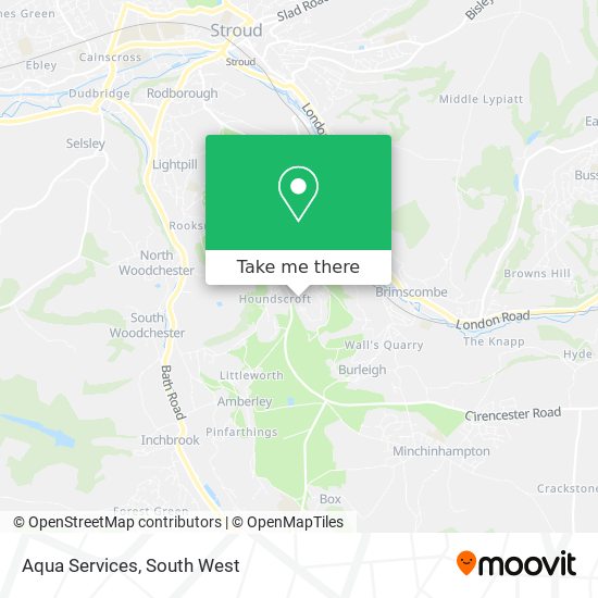 Aqua Services map