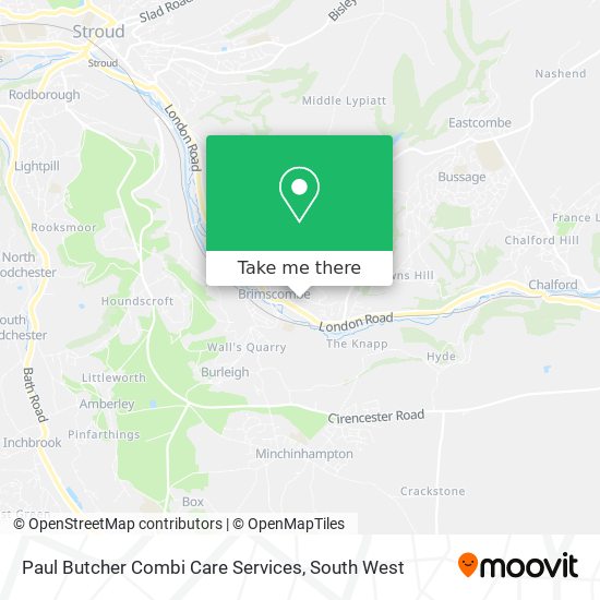 Paul Butcher Combi Care Services map