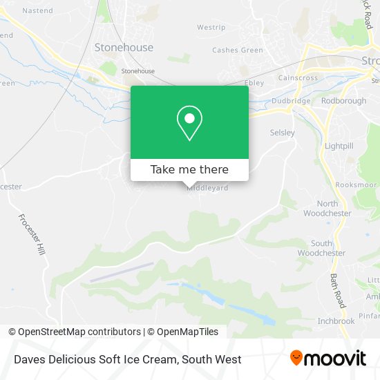 Daves Delicious Soft Ice Cream map