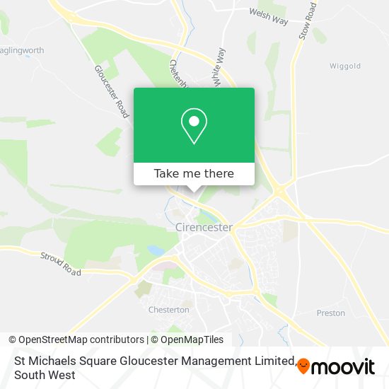 St Michaels Square Gloucester Management Limited map