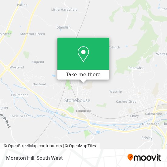 Moreton Hill map