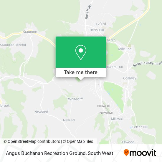 Angus Buchanan Recreation Ground map