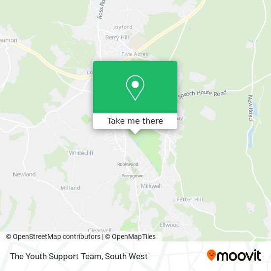 The Youth Support Team map