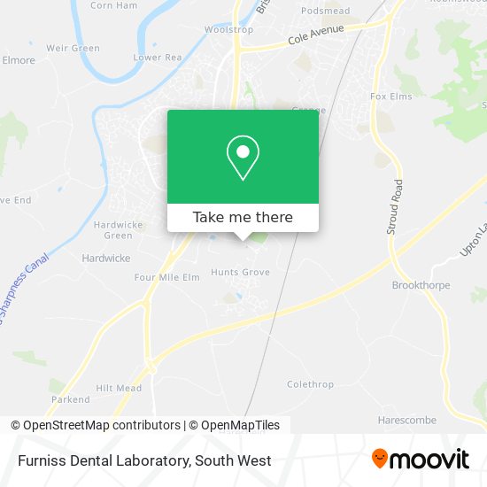 Furniss Dental Laboratory map