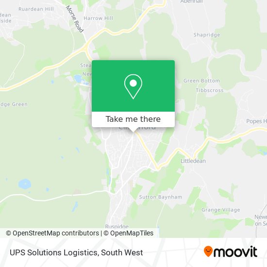 UPS Solutions Logistics map